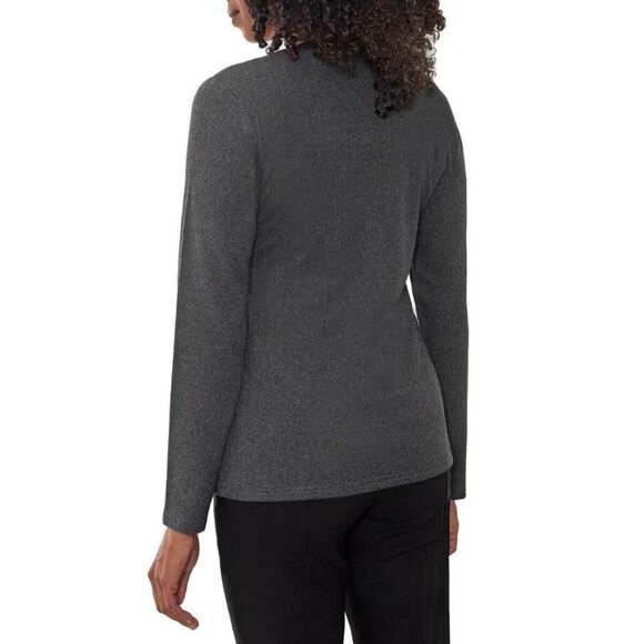 Mario Serrani Italy Women's Pullover Sweater Shirt Long Sleeve (Gray, X-Large) - Picture 4 of 6